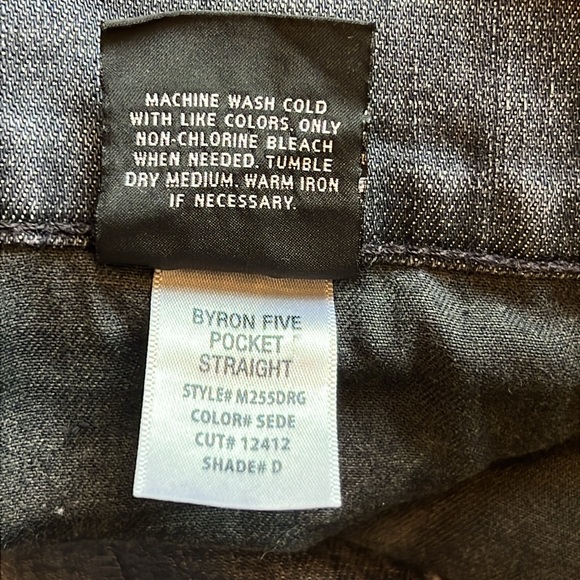 HUDSON Byron Five Pocket Straight Button Fly Jeans - Picture 10 of 13